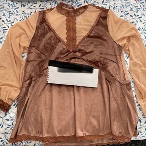 Pol velvet shirt Small